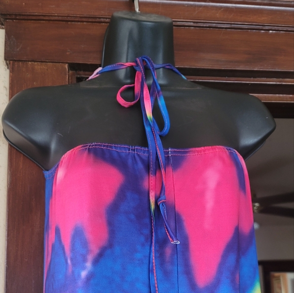 Multi-Color Halter Sundress - Picture 5 of 6